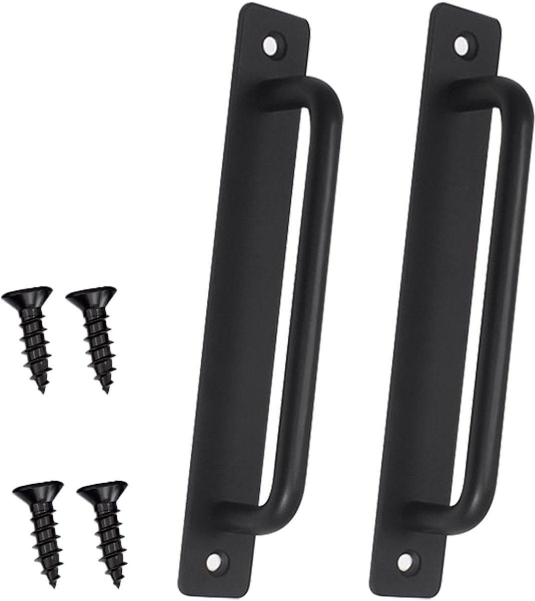 Dailygoods- Schuifdeurgrepen 180mm - Roestvrij Stalen Handgrepen - Deurhandgrepen met Plaat - Geschikt voor Kast/Meubels - Eenvoudige Installatie - Duurzaam Ontwerp - Deurgrepen