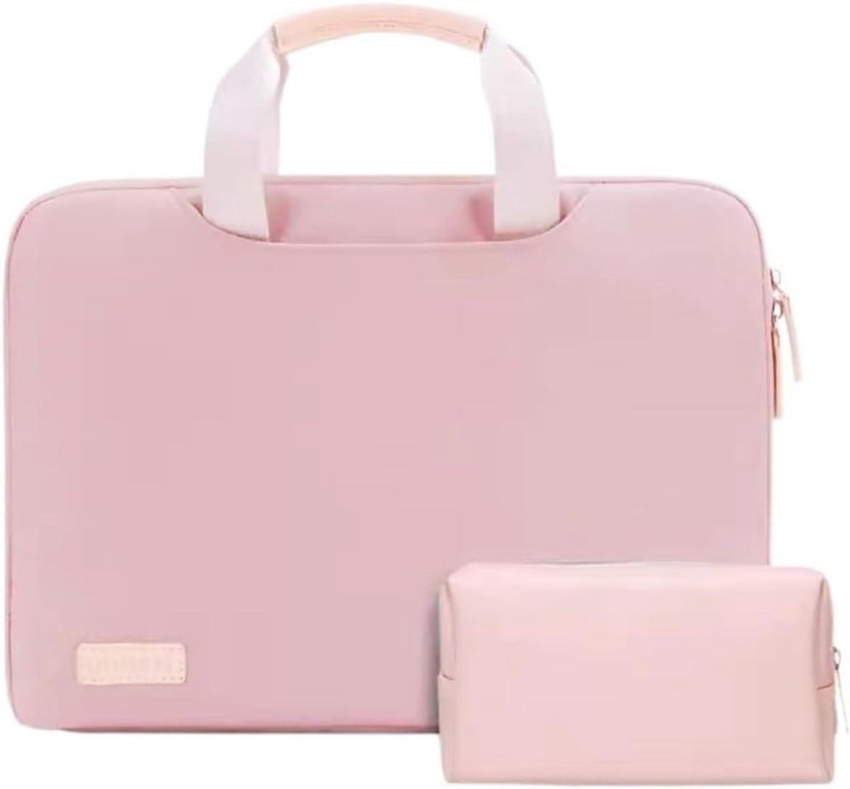 Laptoptas - Aktetas Reistas - Zakelijk Gebruik - Gestroomlijnd Ontwerp - 39x6x29cm - Roze