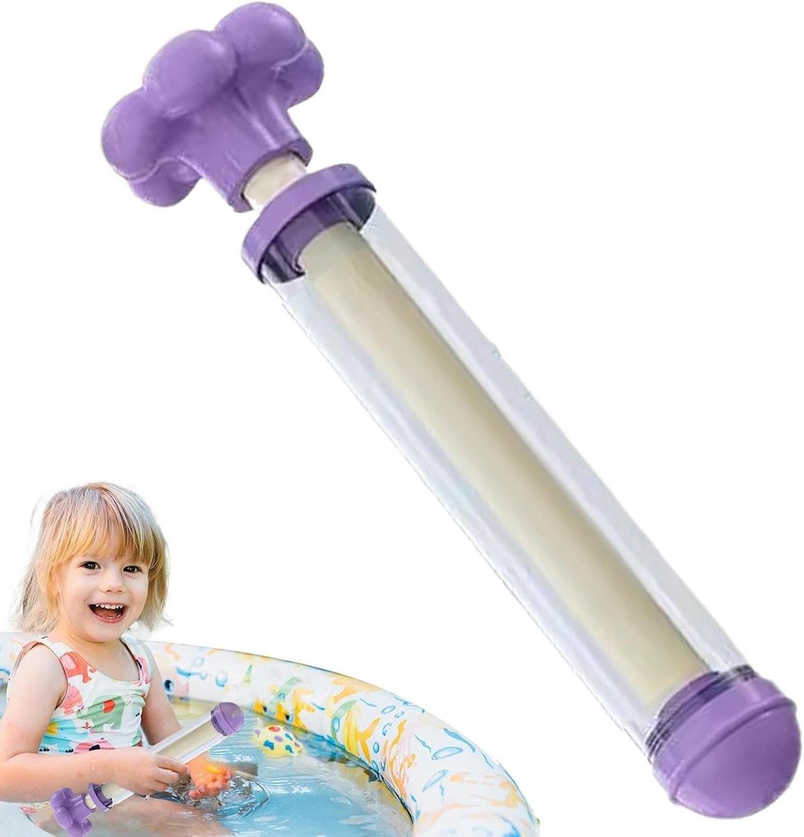 Watersproeier Speelgoed - Waterpistool Kinderen - Zomerse Spelletjes - Versterkt Sociale Banden - 27 cm Lengte - Paars