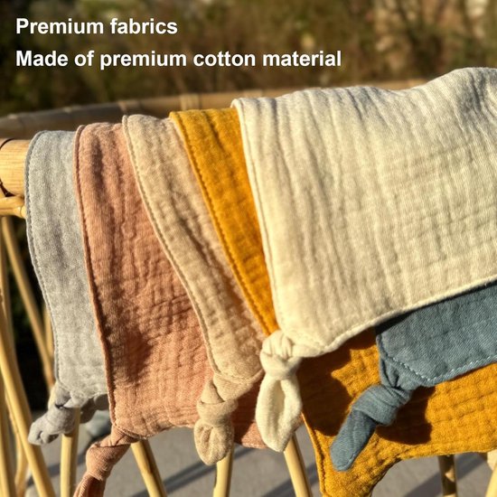 Baby Knuffeldoek - Troostdoekje - Baby Comfort - Zacht Konijn - 28x44 cm - Beige — afbeelding 4