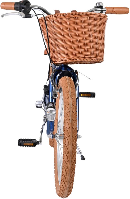 Volare Ashley Kinderfiets - Meisjes - 20 inch - Blauw - Shimano Nexus 3 van Volare — afbeelding 4