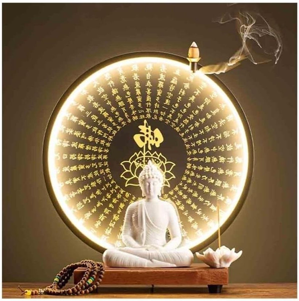 Boeddhabeeld Decoratie - Keramisch Ornament