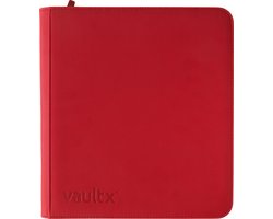 Vault X 12-Pocket Exo-Tec® Zip Binder XL - Verzamelmap - 624 Kaarten/Rood