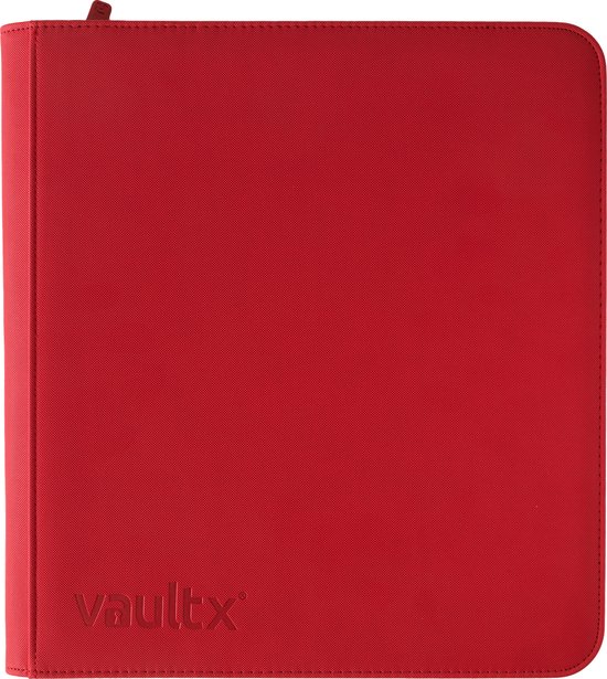 Vault X 12-Pocket Exo-Tec® Zip Binder XL - Verzamelmap - 624 Kaarten/Rood