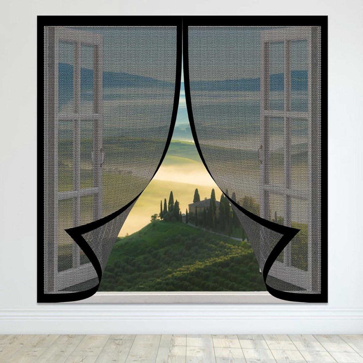Magnetisch Hor - Vliegenscherm Raam - Insecten Buiten Houden - Zonder Boren - 65 x 165 cm 