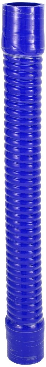 Dailygoods- Koelmiddelslang 500 mm - Siliconenmateriaal - Binnendiameter 45 mm - Meerlaags weefsel - Temperatuurbestendig tot 300℃ - Blauw - Siliconenslang