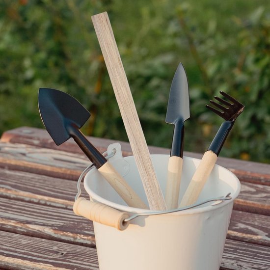 Vervangende Schoffelsteel - Houten Handvat Tuingereedschap - Tuinonderhoud - Ergonomisch Ontwerp - 49.5 cm - Lichtbruin — afbeelding 4