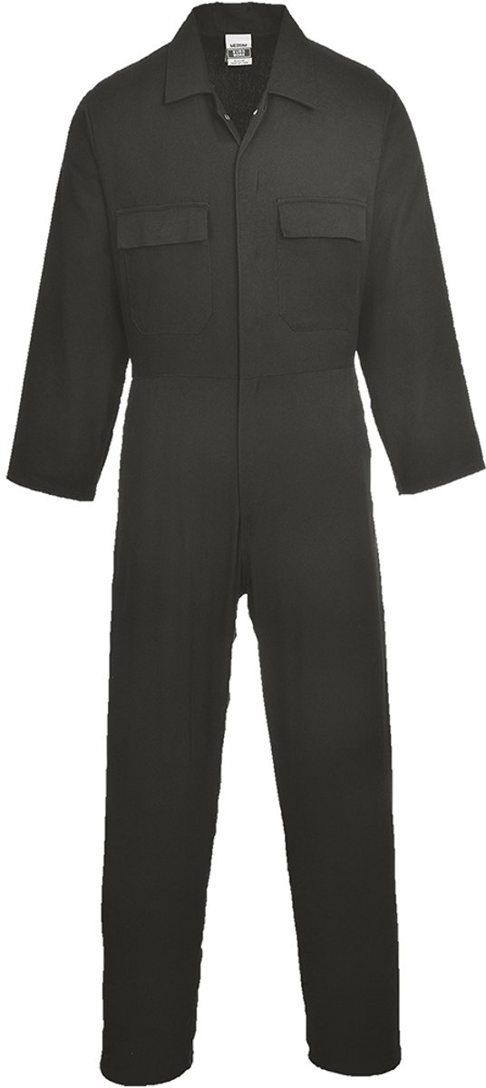 Portwest Euro Work Katoenen Overall S998 - Zwart - M