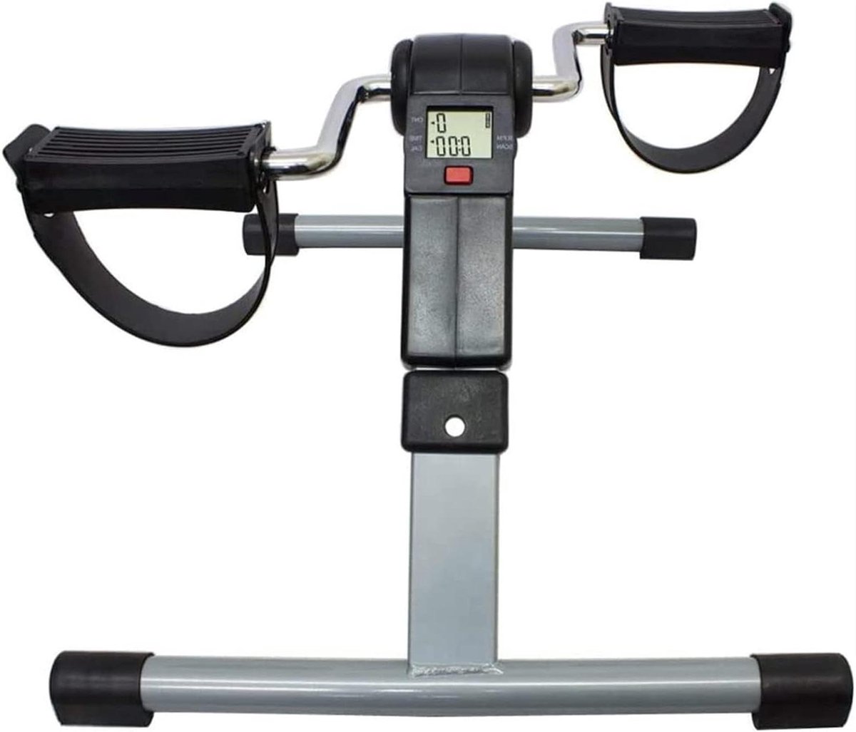 Opvouwbare Pedaal Trainer - Mini Hometrainer - Thuis Fitness - Met LCD Monitor - 4000 Gram - Zwart