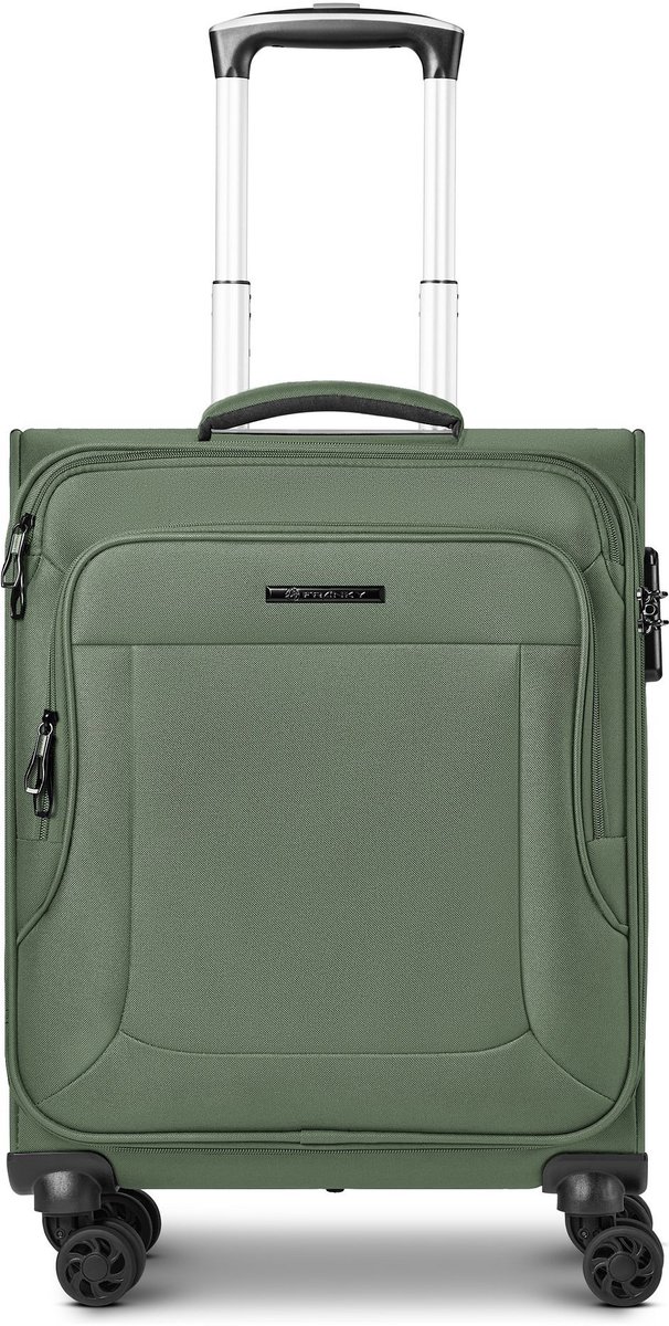 Franky Melbourne 3.0 4-wiel cabinewagen 55 cm - Zachte bagage - Combinatieslot - olive