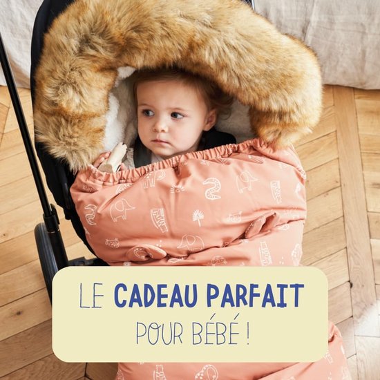 NOUKIE'S - Canvas footmuff - Savannah motif - 6 to 36 months van Noukie's — afbeelding 4