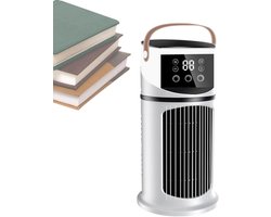Draagbare Airco - Persoonlijke Koeler - Ruimte Koelen - Instelbare Mistfunctie - 640ml Tank - Wit