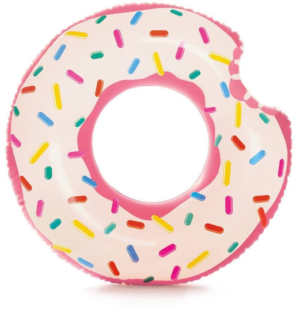 Aangebeten donut drijvend speelgoed, 107 cm