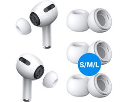 3 Pack Siliconen Small / Medium / Large (S/M/L) Dopjes Oordopjes Vervanging Tips Geschikt voor AirPods Pro (1e & 2e Generatie)