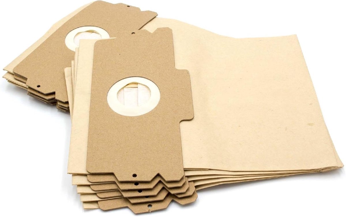 Stofzuigerzakken Papier - Stofzakken Set - Stofvrij Houden - Hoge Zuigkracht - 10 Stuks - Zandkleurig
