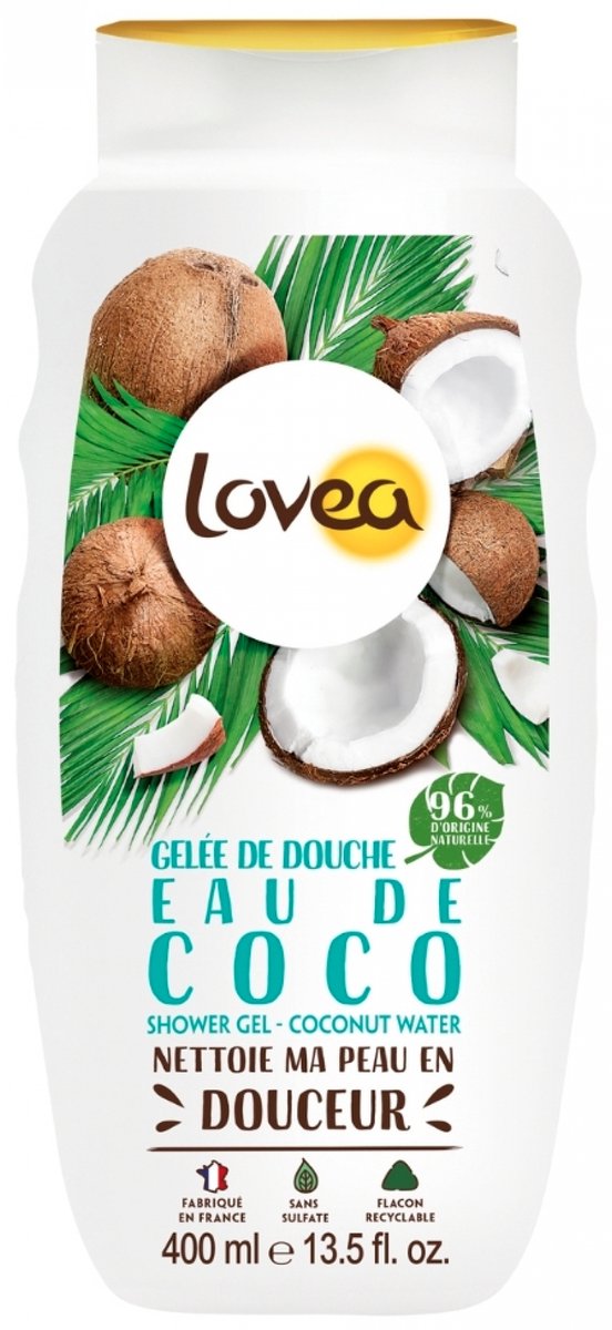 Lovea Sulfaatvrije Douchegel Kokos - 400 ml