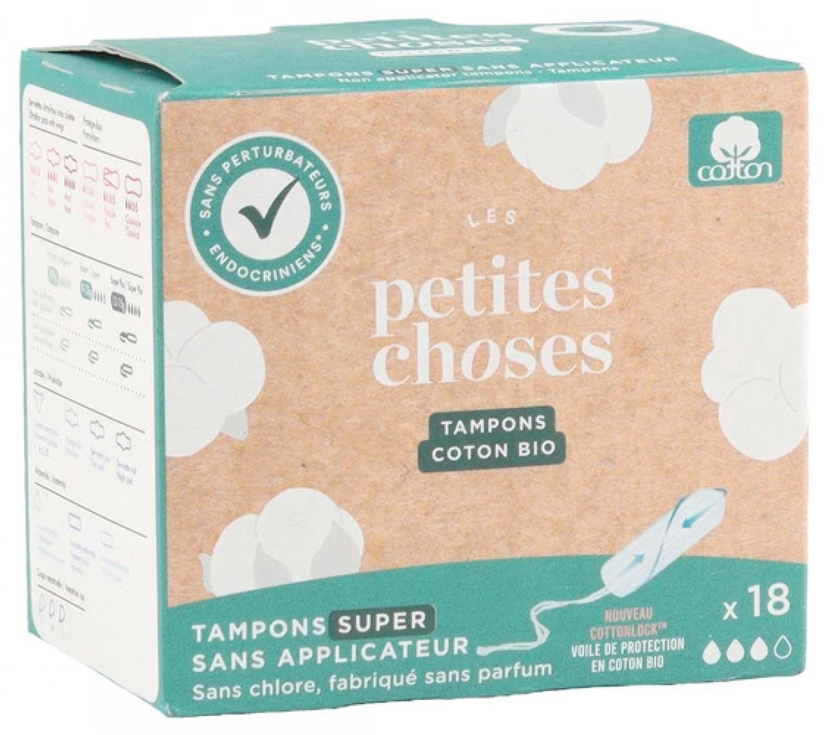 Les Petites Choses Tampon Flux Super 18 Tampons