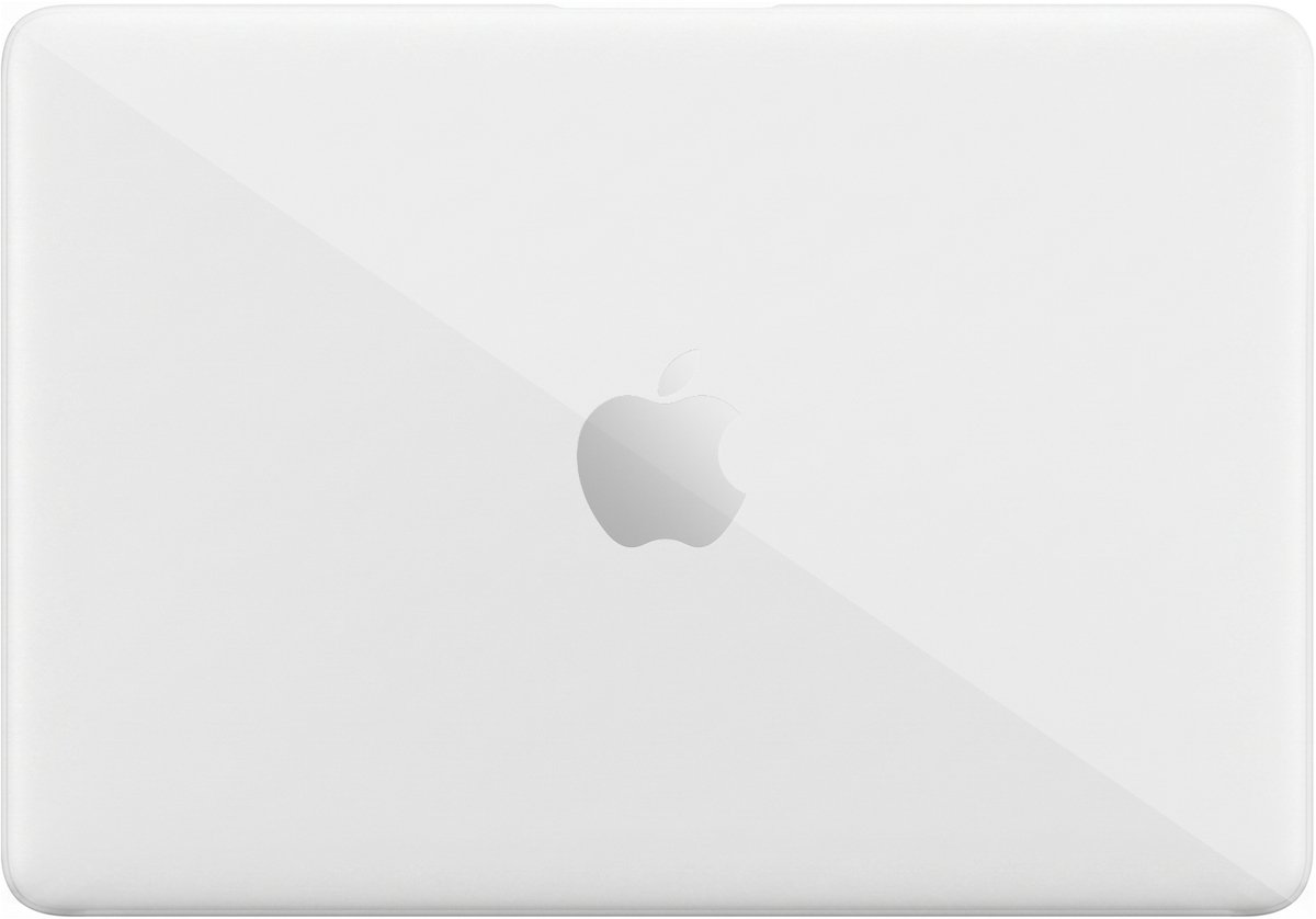 Avizar Hardcase Geschikt Voor MacBook Neo 13 met Ventilatieroosters en Antislipmatjes, Transparant