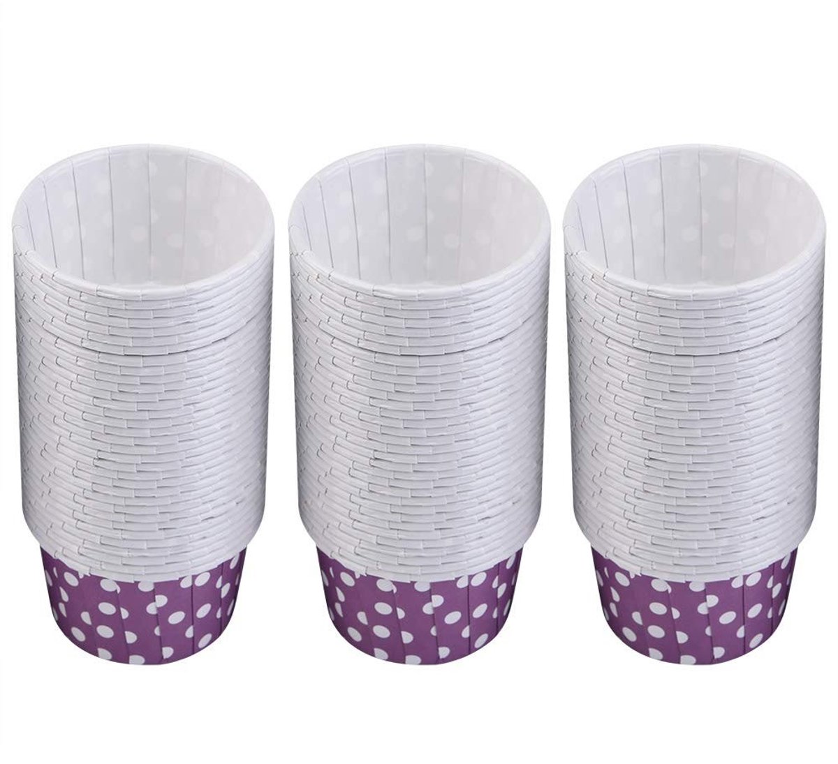 Dailygoods- Cupcake-Liner 100 Stuks - Hittebestendige Bakvormpjes - Voedselveilige Muffin Hoesjes - Elegante Taartvormen - Eenvoudig te Gebruiken - Muffinvormpjes