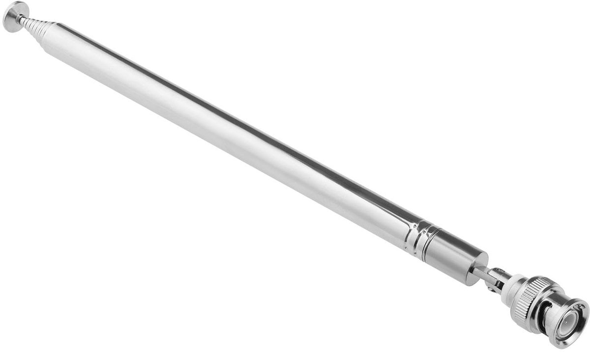 Dailygoods- Telescopische Antenne Signaalverbetering - Antenne BNC Connector - Antenne voor Digitale Scanners - Antenne voor CB Radio's - Antenne met Scharnierende Voet - Duurzaam Materiaal