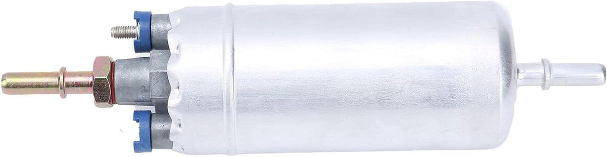 Externe Brandstofpomp, Akozon 12V 5 Bar 150L/H Aluminium Profiel OEM E2059MN Elektrische Brandstofpomp en Installatiekit Vervangende Accessoires Voor /F250/F350/F450/E150/E250