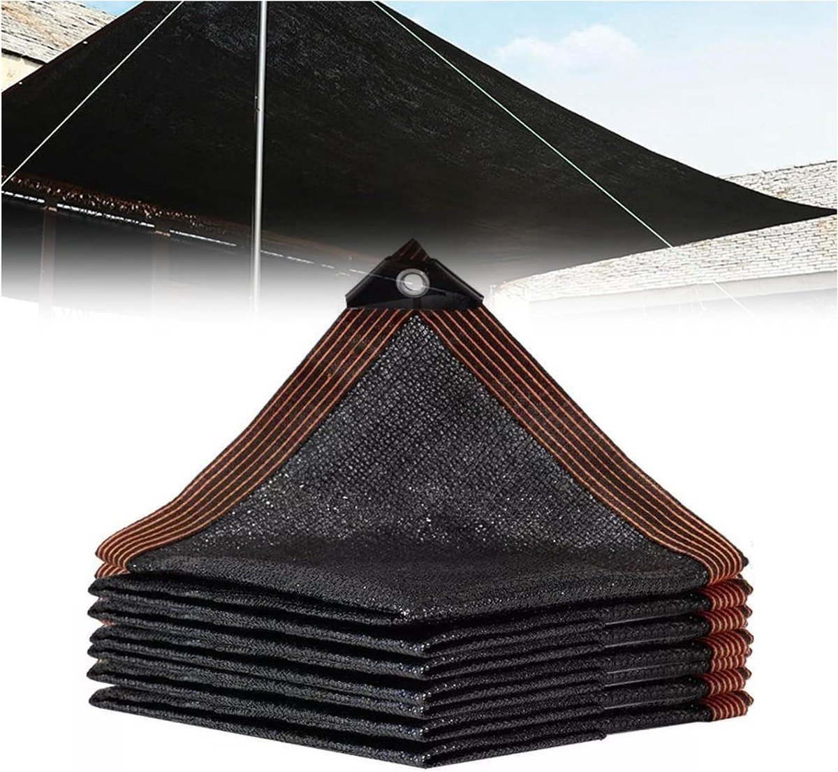 Tuinschaduwdoek - Gaaszeil Zonwering - Planten Beschermen - Verbeterde Doorvoertules - 3x4