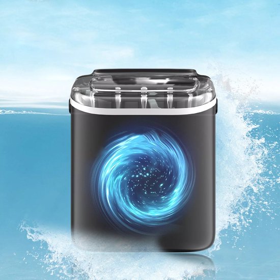 1.2L Ijsblokjesmachine Voor Op Het Aanrecht - Elektrische Ijsmachines - 9 Ijsblokjes In 6 Minuten - 12 Kg Ijs Per Dag, Verkrijgbaar In 2 Maten — afbeelding 4