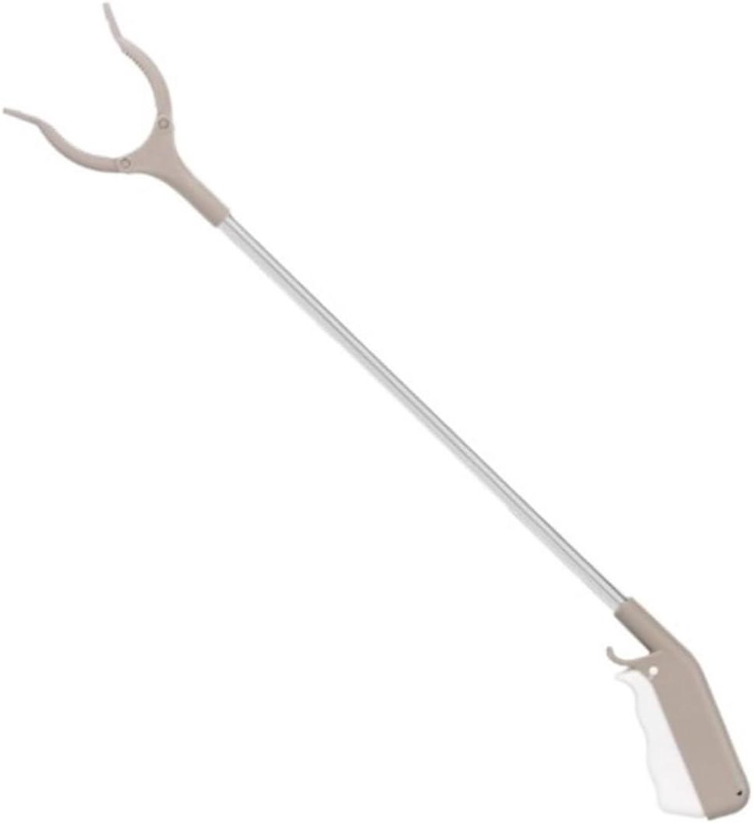 Afvalverwijdering Handgrijper - Grijper Verlengde Arm - Afval Opruimen - Zonder Bukken Strekken - 65 cm - Beige