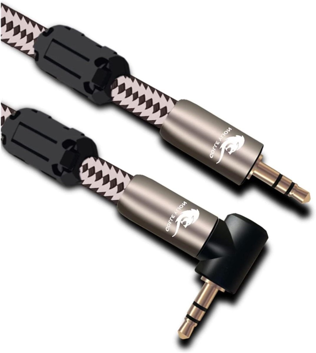 Mini Jack Kabel - AUX Kabel - Muziek Afspelen - Hoge Zuiverheid Geleider - 15 Meter - Wit