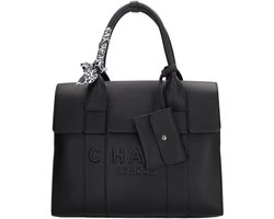 Charm London Bond Luiertas - Verzorgingstas Baby - Inclusief Verschoningsmatje - Etui - Verstelbare Schouderband - Zwart