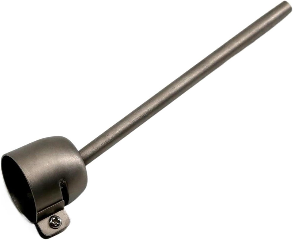 Ronde Mondstuk - Lasmondstuk Accessoire - Kunststof Lassen - Roestvrij Staal - 5x150mm - Zilverkleurig