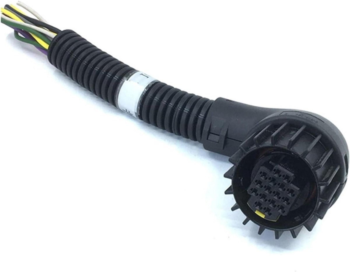 Kabel Connector Harnas - Motor Isolatie Klem - Auto Reparatie - 16-Pins Ontwerp - 1 Set - Zwart