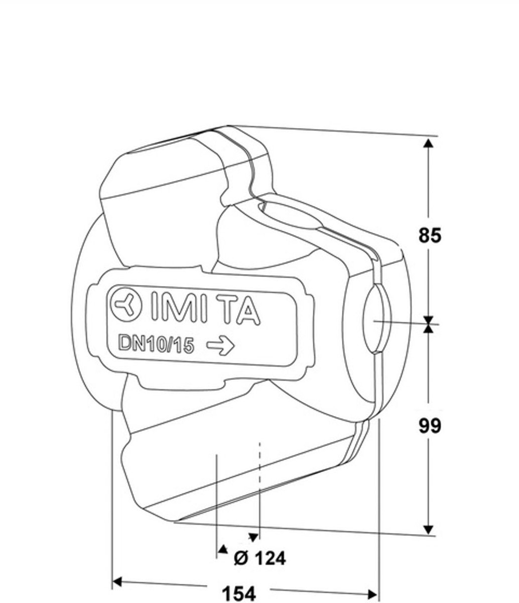 IMI Hydronic Engineering TA Warmte- en koude-isolatie voor TA-COMPACT-P/TA-Modulator, DN 50, 52164906