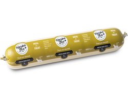 Herbafix Gestoomde Worst Hert - 10 x 400 g - 95% Vlees Meal or Treat