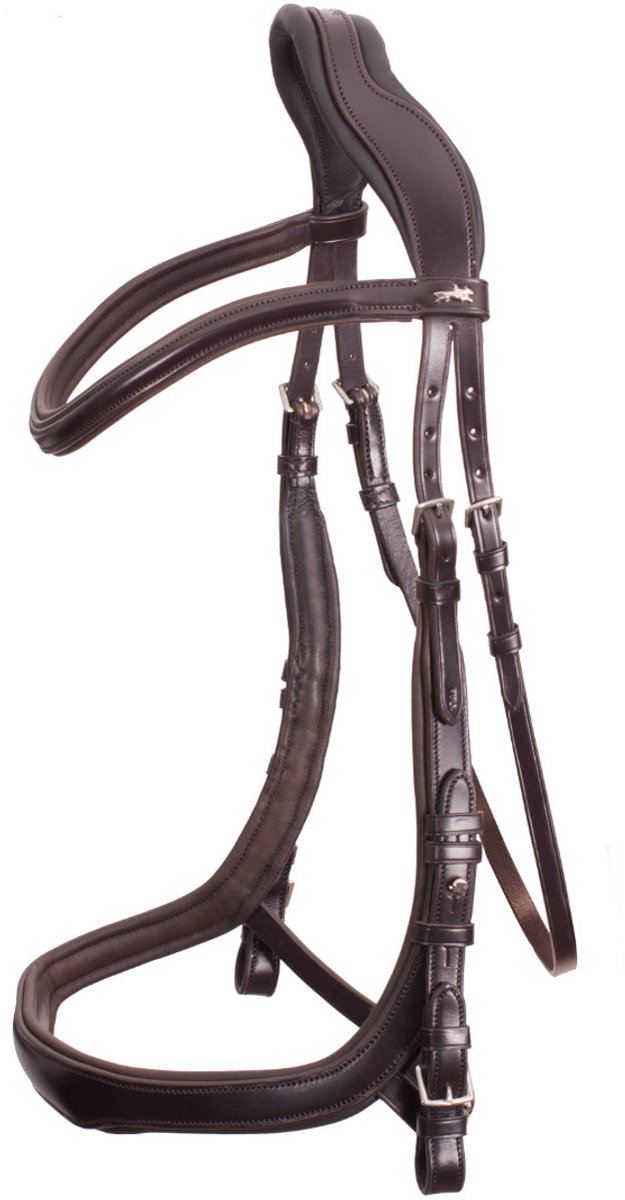 Schockemöhle Equitus Delta Hoofdstel Espresso/Silver - Cob