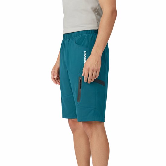 RAMBUX® - Fietsbroek Heren met Zeem - MTB Broek - Blauw - Mountainbike - Fietskleding Short - Sportbroek - Maat 3XL van RAMBUX — afbeelding 2