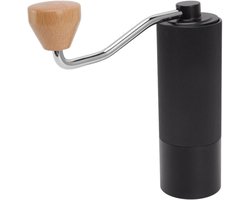 Handmatige koffiemolen, aluminium dubbele assen stille draagbare koffiemolen, handkoffiebonenmolen met conische braam voor Italiaanse koffie