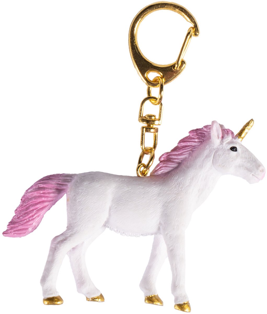 HKM Sleutelhanger Unicorn - Wit/Roze