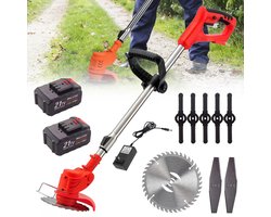Elektrische Bosmaaier - Draadloze Grastrimmer - 3 Soorten Messen - Handgereedschap Voor Het Verwijderen Van Onkruid In De Tuin