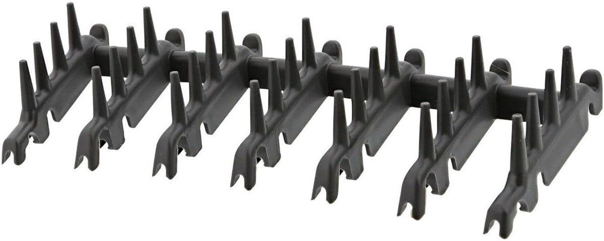 Vaatwasser Glasrekjes - Glazen Houders - Bescherming Glazen - Rubberen Spikes - 1 Stuks - Grijs