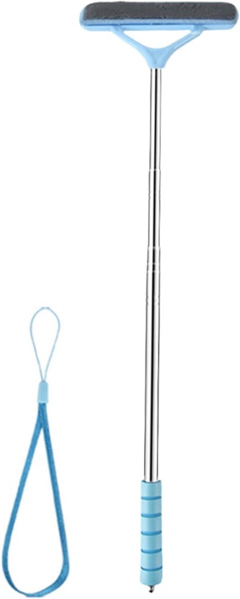 Voorruit Reiniger - Glasborstel Auto - Ruiten Schoonmaken - Uittrekbare Steel - Tot 103 cm - Blauw
