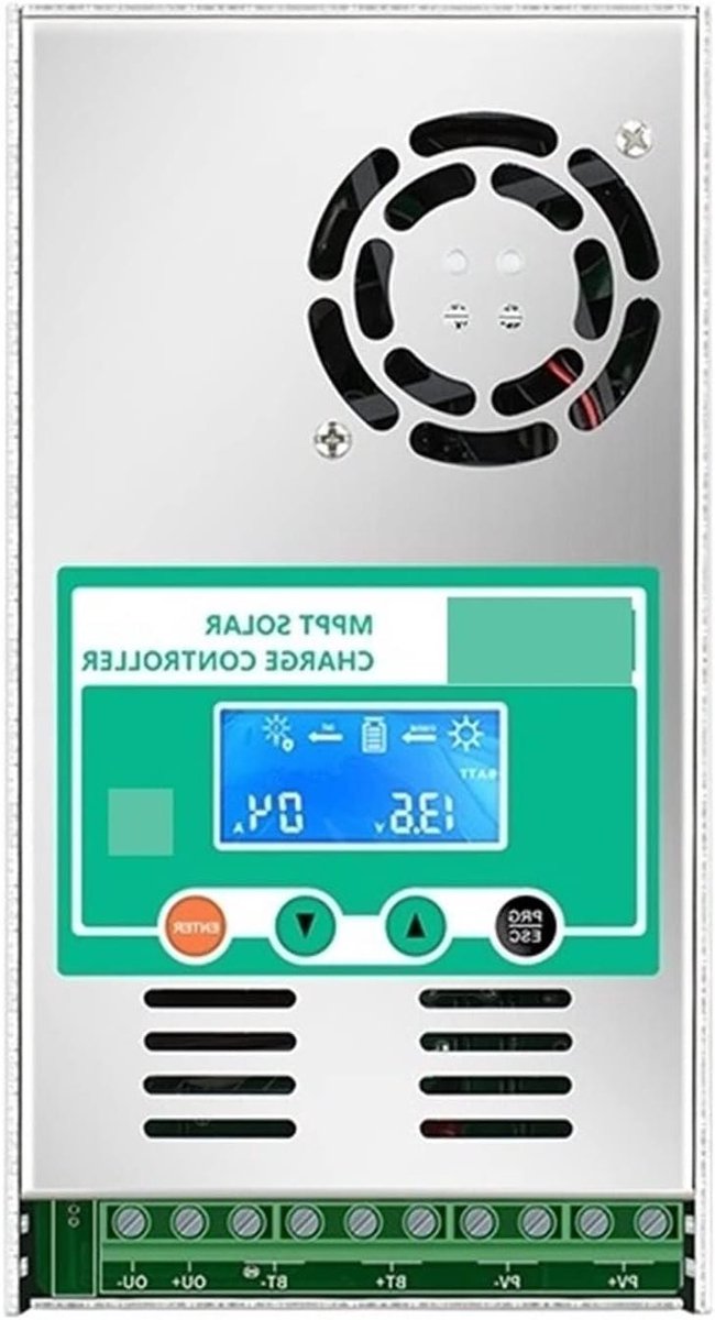 Zonne Laadregelaar - MPPT Regulator - Energie Beheer - Automatische Batterij Detectie - 60A - Niet gespecificeerd