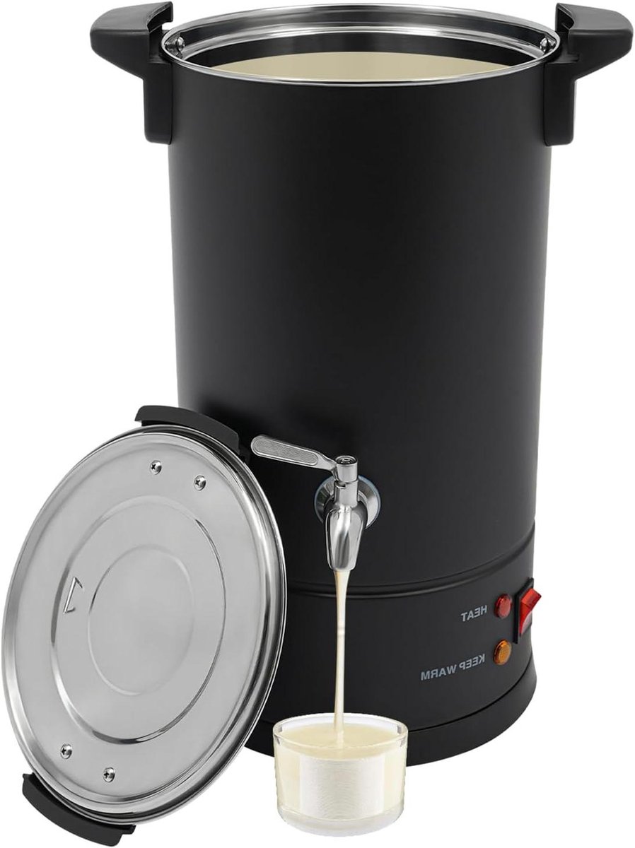 Wax Smelter - Kaarsen Smelter - Kaarsen Maken - Temperatuurregeling - 12 Liter - Zwart