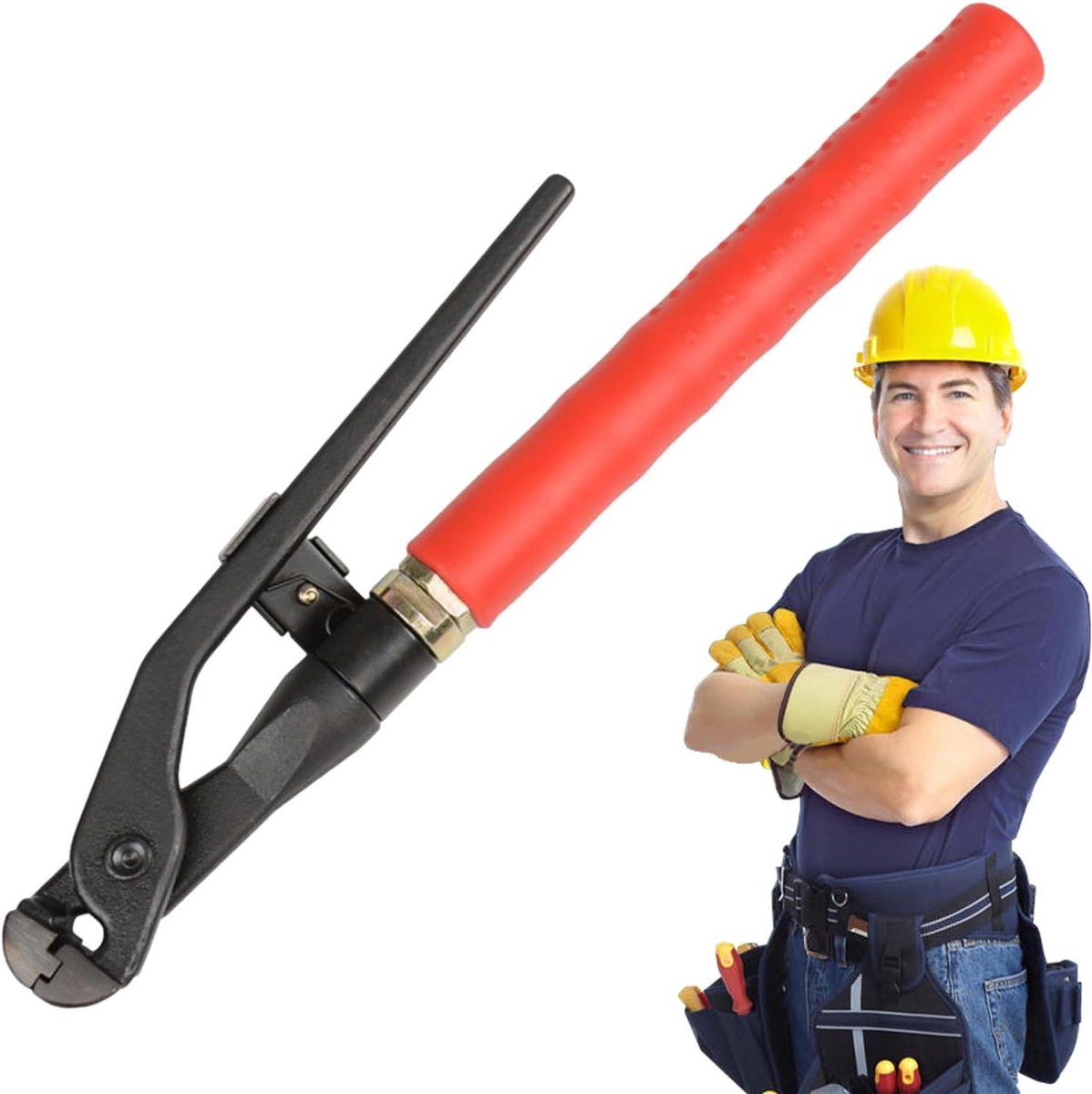 Draadsnijders Tang - Bindgereedschap - Draden Bundelen - 360 Graden Draaibaar - 295 cm - Rood