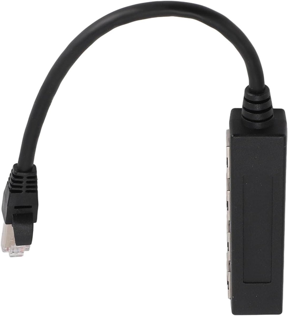 Ethernet Splitter - Netwerk Adapter - Internet Delen - 1 Tot 4 Poorten - 1000 Mbps - Zwart