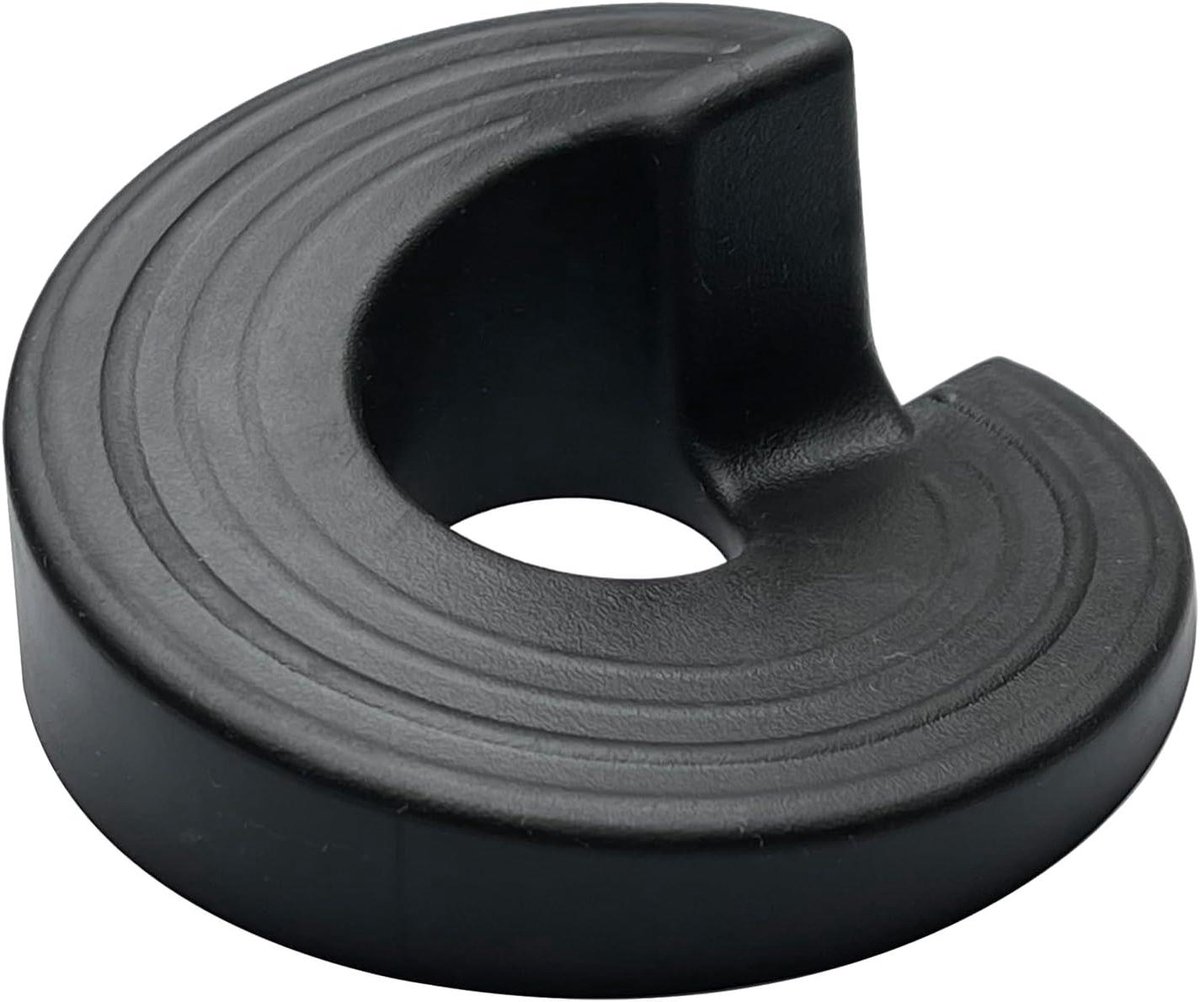 Wigvormige Deurstopper - Deurbeschermer - Vloer Beschermen - Krasvrij Ontwerp - 9.6 cm Lengte - Neutraal