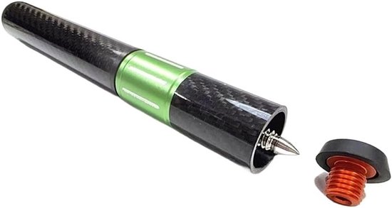Biljartkeu Verlengstuk - Keu Extender - Biljart Spelen - Telescopisch Verstelbaar - 22.9 cm - Zwart — afbeelding 2