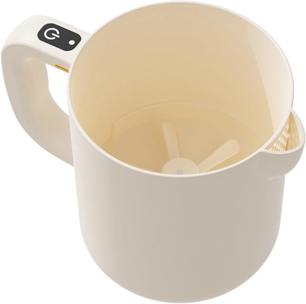 Elektrische Keukenmixer - Handmixer Snoerloos - Snel Mixen - Zelfreinigend Systeem - 1 liter - Beige