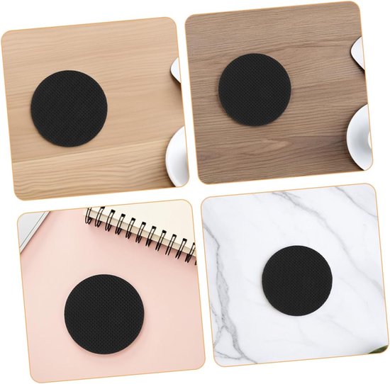 Pooltafel Pootkussens - Niveau Stabiliteit Pads - Biljart Spel Verbeteren - Verstelbare Hoogte - 8.5 cm x 8.5 cm - Zwart — afbeelding 2