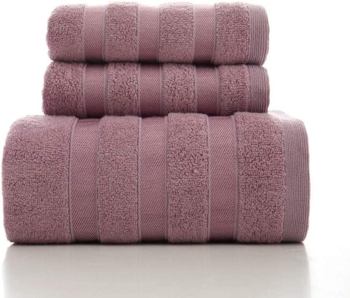 Bath Towel 100% Bamboo Cotton Bath Towels Set 100% Zero Twist Cotton, Soft and Absorbent,
